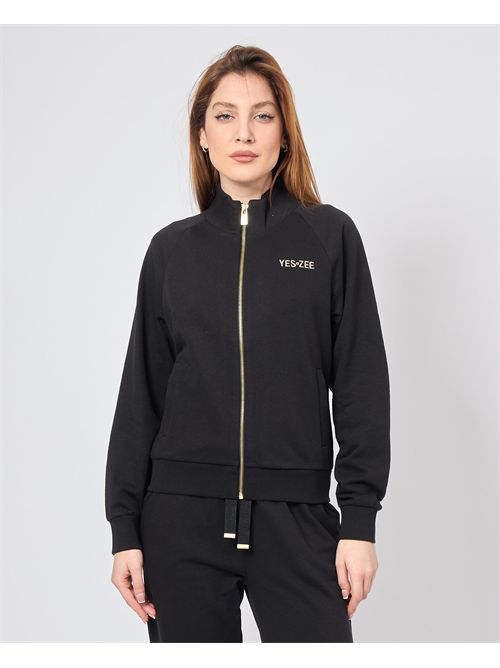 Felpa donna Yes Zee fullzip con manica raglan YES ZEE | F419-SN000801